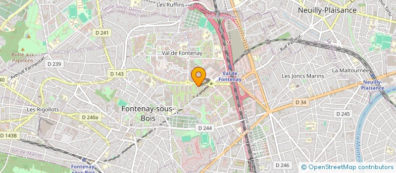 localisation de l'entreprise MONSIEUR YACINE CHOUALI à FONTENAY-SOUS-BOIS