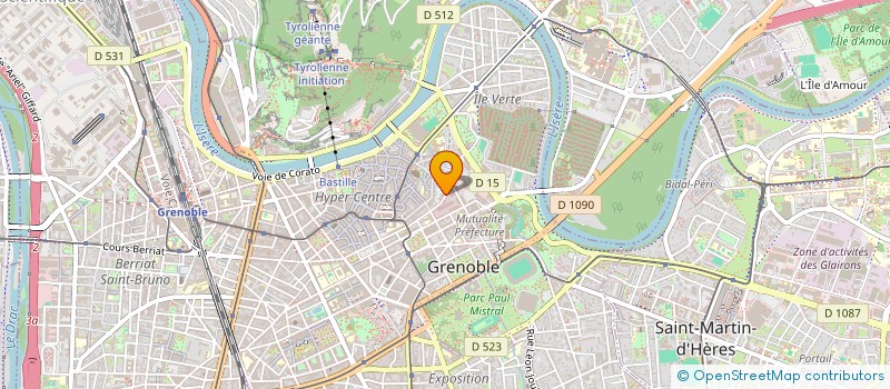 localisation de l'entreprise MONSIEUR YACINE CHOUCHAN à GRENOBLE