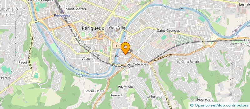 localisation de l'entreprise MONSIEUR YACINE DAGHOR  PERIGUEUX