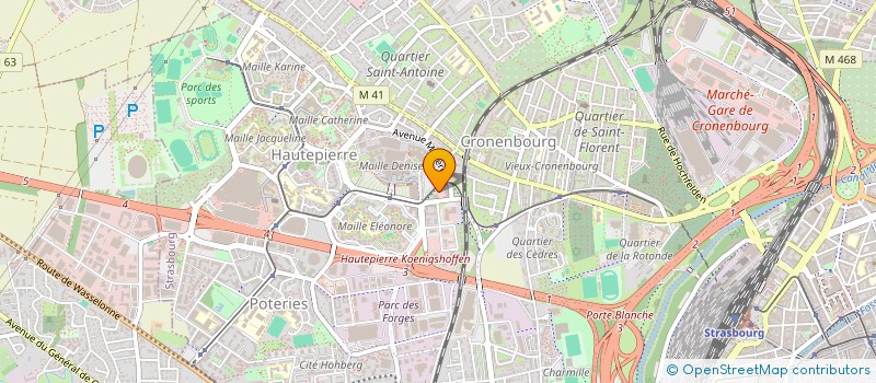 localisation de l'entreprise MONSIEUR YACINE DAHBI à STRASBOURG
