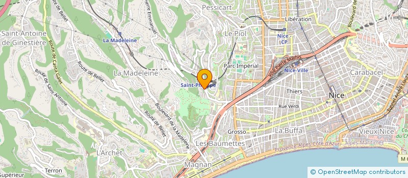 localisation de l'entreprise MONSIEUR YACINE DAHDOUH à NICE