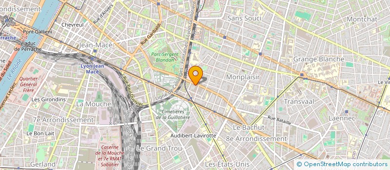 localisation de l'entreprise MONSIEUR YACINE DERROUICHE  LYON