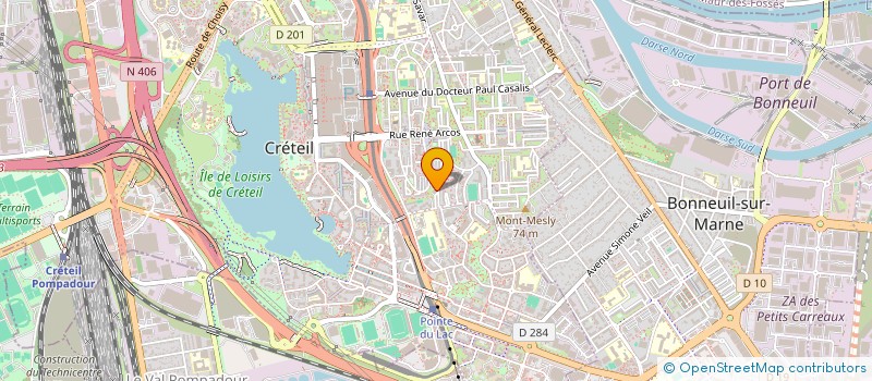 localisation de l'entreprise MONSIEUR YACINE DIALLO  CRETEIL