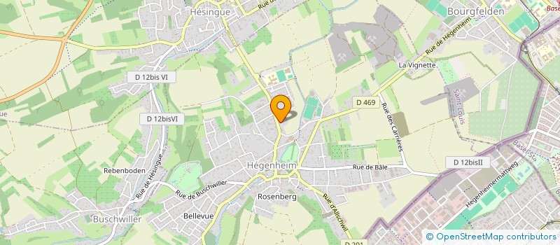 localisation de l'entreprise MONSIEUR YACINE DJAFOUR  HEGENHEIM