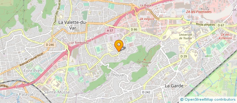 localisation de l'entreprise MONSIEUR YACINE DJAOU à LA VALETTE-DU-VAR
