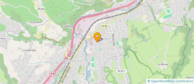 localisation de l'entreprise MONSIEUR YACINE DJEBBAR  LORETTE