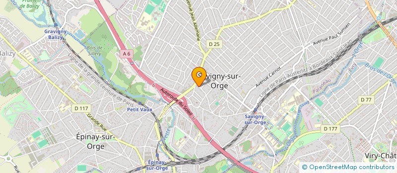 localisation de l'entreprise MONSIEUR YACINE DJEFAFLA à SAVIGNY-SUR-ORGE