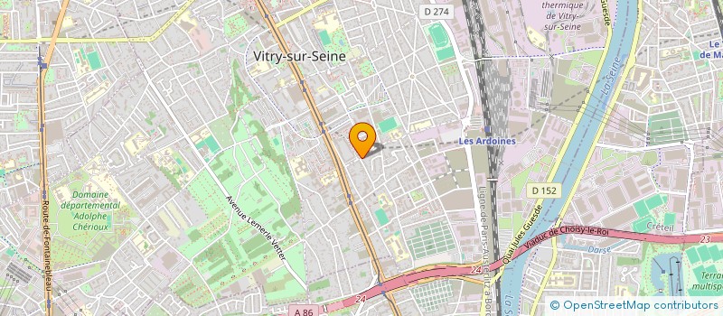 localisation de l'entreprise MONSIEUR YACINE DJELID à VITRY-SUR-SEINE