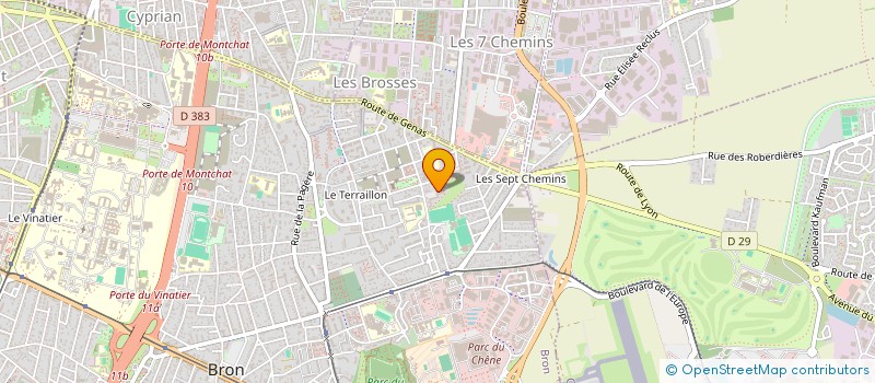 localisation de l'entreprise MONSIEUR YACINE DJERDJAR à BRON