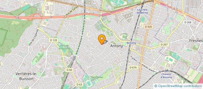 localisation de l'entreprise MONSIEUR YACINE DJOUDI à ANTONY