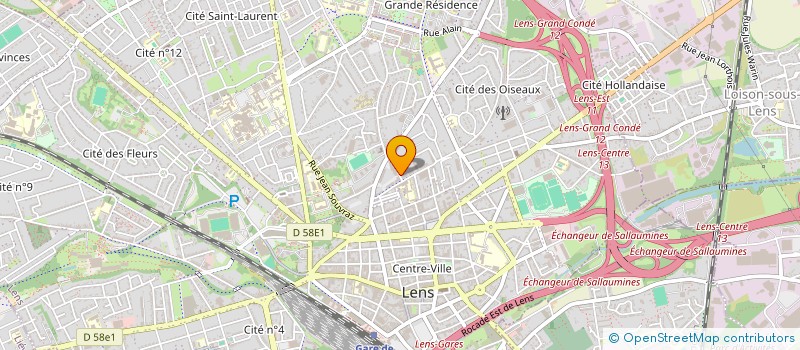 localisation de l'entreprise MONSIEUR YACINE DRICI  LENS