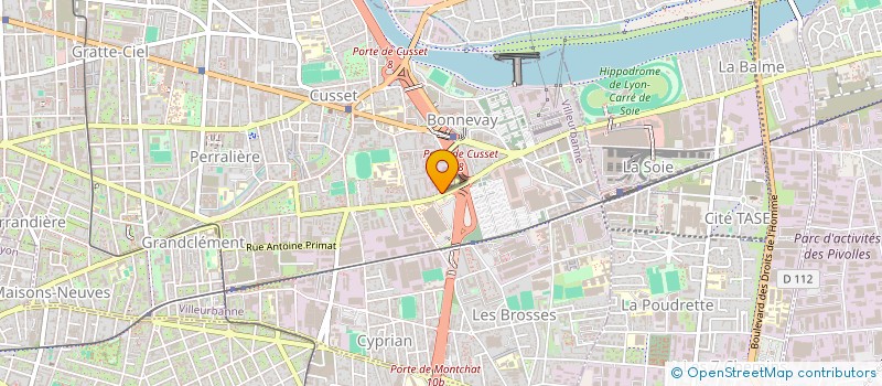 localisation de l'entreprise MONSIEUR YACINE DRIDI  VILLEURBANNE