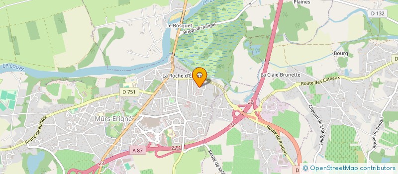 localisation de l'entreprise MONSIEUR YACINE EL OUTMANI  MURS-ERIGNE