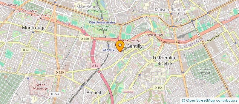 localisation de l'entreprise MONSIEUR YACINE ELABBES  GENTILLY