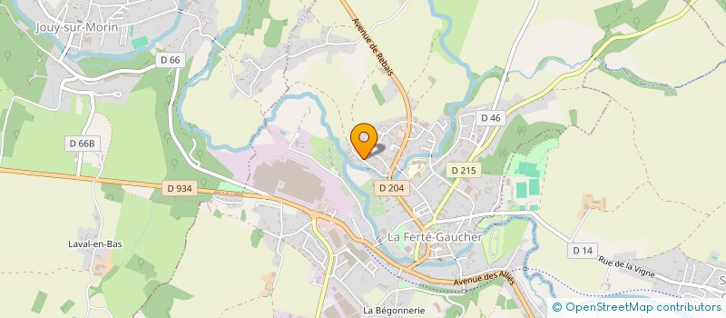 localisation de l'entreprise MONSIEUR YACINE FARIS  LA FERTE-GAUCHER