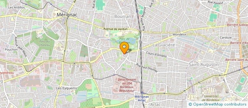 localisation de l'entreprise MONSIEUR YACINE FENKAR  MERIGNAC