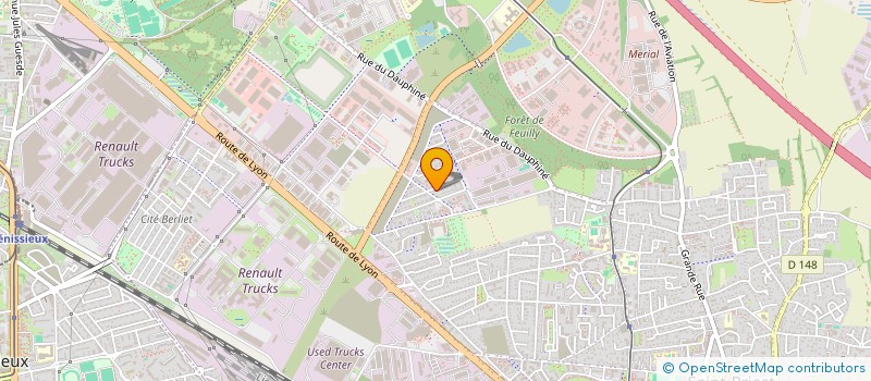 localisation de l'entreprise MONSIEUR YACINE FEROUDJ  SAINT-PRIEST