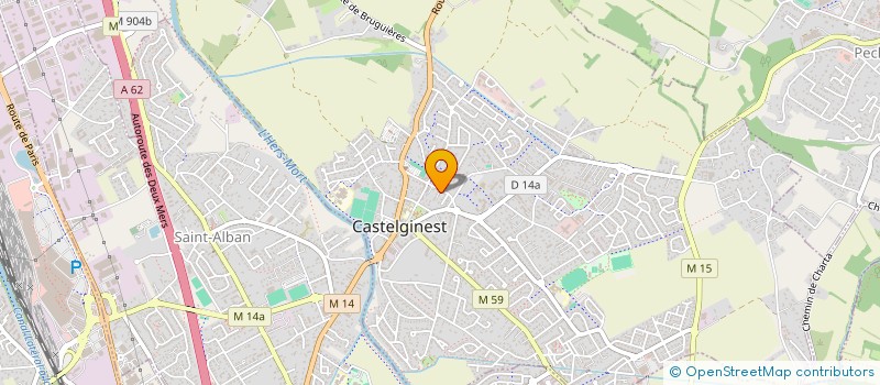 localisation de l'entreprise MONSIEUR YACINE FIACHE  CASTELGINEST