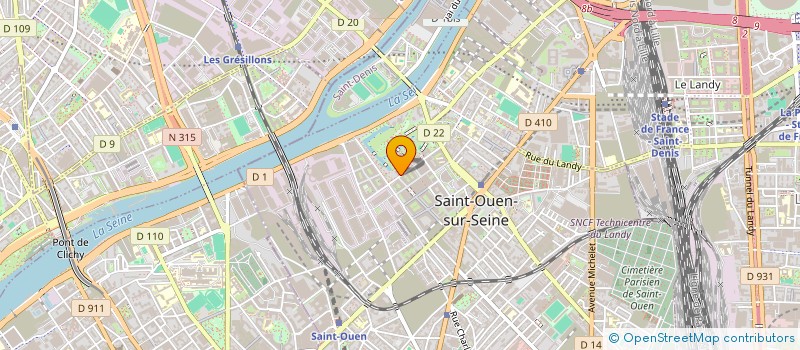 localisation de l'entreprise MONSIEUR YACINE GHALIM à SAINT-OUEN-SUR-SEINE