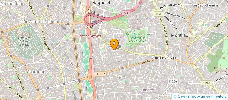 localisation de l'entreprise MONSIEUR YACINE GOUMEZIANE à BAGNOLET