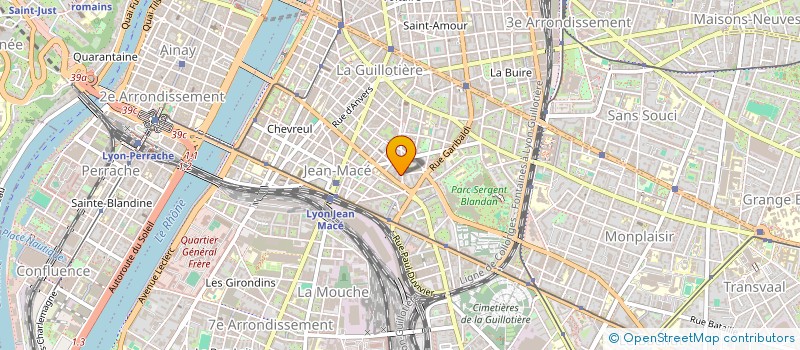 localisation de l'entreprise MONSIEUR YACINE GUERGOUR  LYON