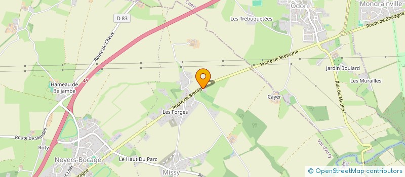 localisation de l'entreprise MONSIEUR YACINE HABIRECHE  TOURVILLE-SUR-ODON