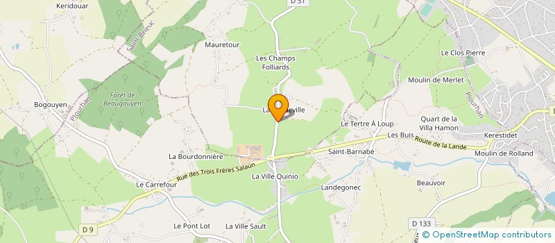 localisation de l'entreprise MONSIEUR YACINE HADDAD  TREVENEUC