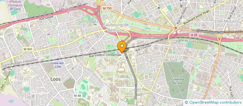 localisation de l'entreprise MONSIEUR YACINE HADDAD à LILLE