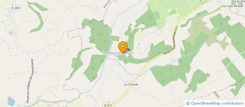 localisation de l'entreprise MONSIEUR YACINE HADDOUR  LE MESNIL-SIMON