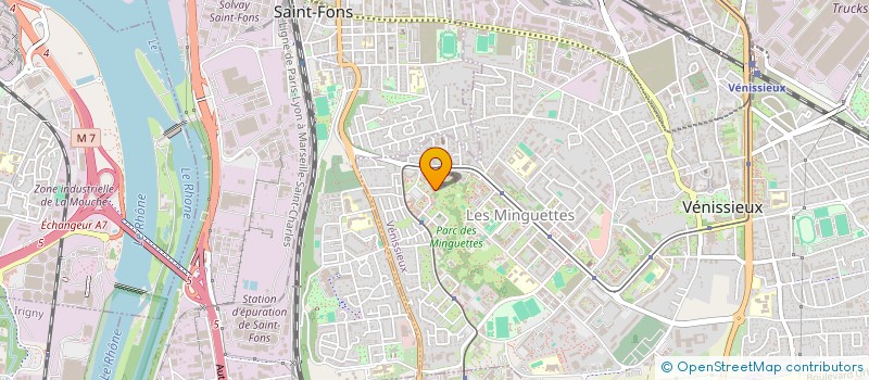 localisation de l'entreprise MONSIEUR YACINE HAMMAMI  VENISSIEUX