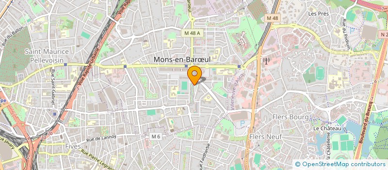 localisation de l'entreprise MONSIEUR YACINE HAMMAMI  MONS-EN-BARUL