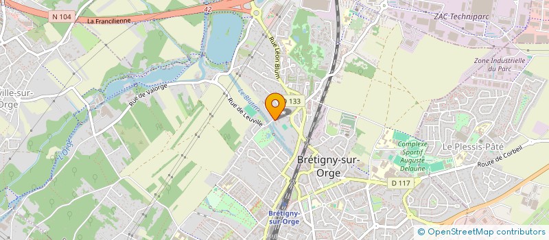 localisation de l'entreprise MONSIEUR YACINE HAMMOU à BRETIGNY-SUR-ORGE