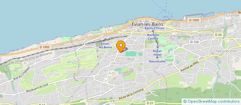 localisation de l'entreprise MONSIEUR YACINE HAMOUCHE  EVIAN-LES-BAINS