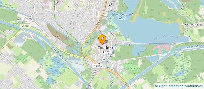 localisation de l'entreprise MONSIEUR YACINE HAMOUDI  CONDE-SUR-L'ESCAUT