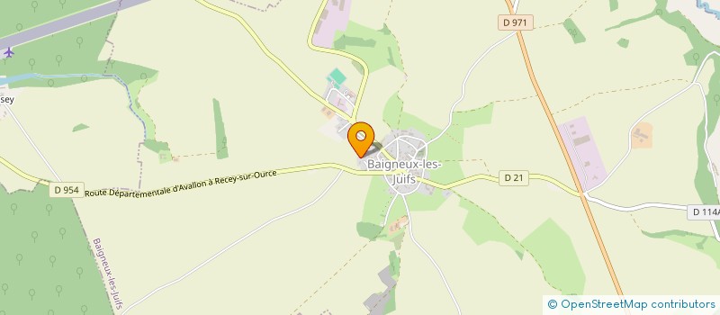 localisation de l'entreprise MONSIEUR YACINE HELAL  BAIGNEUX-LES-JUIFS