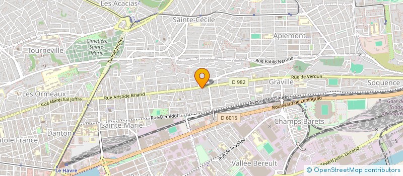 localisation de l'entreprise MONSIEUR YACINE HOUNI  LE HAVRE