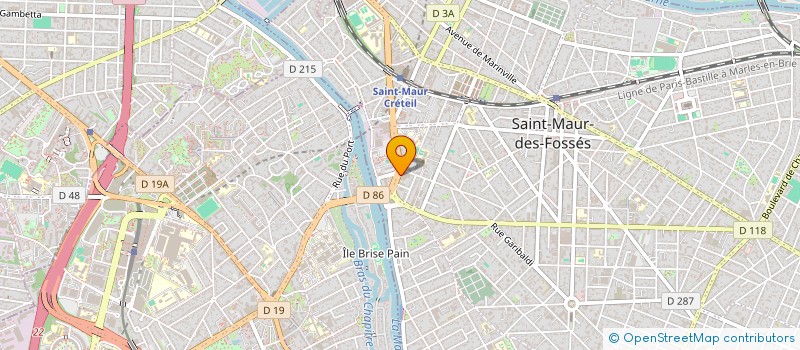 localisation de l'entreprise MONSIEUR YACINE KACI  SAINT-MAUR-DES-FOSSES