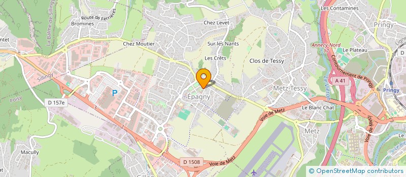 localisation de l'entreprise MONSIEUR YACINE KARA ALI  EPAGNY METZ-TESSY