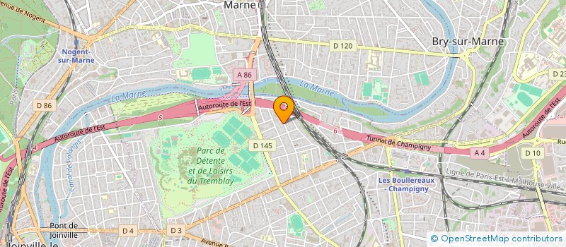 localisation de l'entreprise MONSIEUR YACINE KEBICHE  CHAMPIGNY-SUR-MARNE