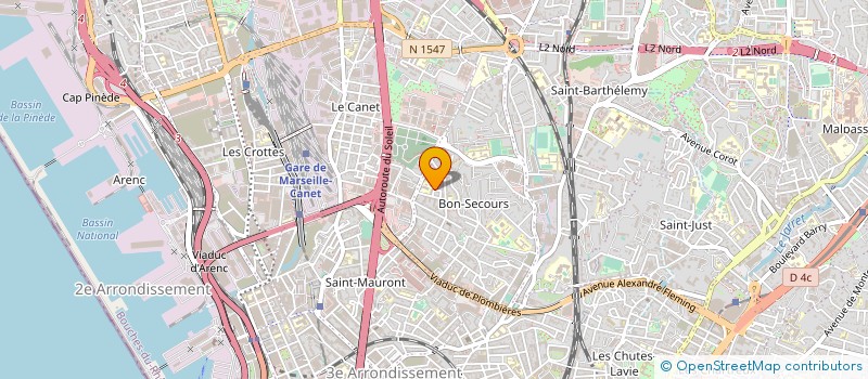 localisation de l'entreprise MONSIEUR YACINE KENNOUCHE à MARSEILLE