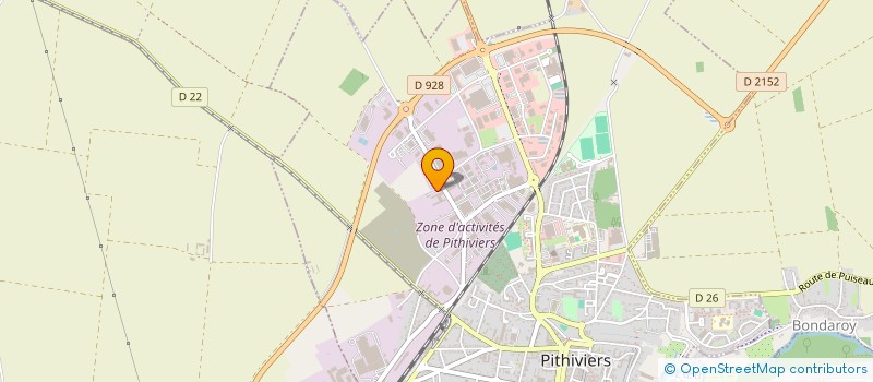 localisation de l'entreprise MONSIEUR YACINE KERAINE  PITHIVIERS