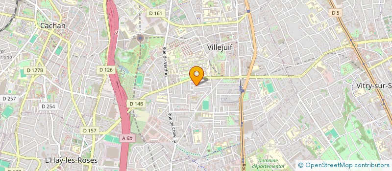 localisation de l'entreprise MONSIEUR YACINE KHIRAT à VILLEJUIF