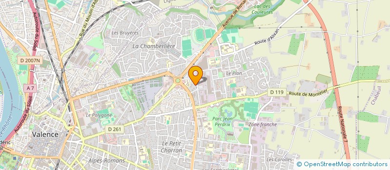 localisation de l'entreprise MONSIEUR YACINE LACHHAB  VALENCE