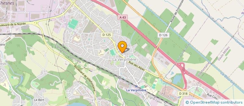 localisation de l'entreprise MONSIEUR YACINE LAOUADI  L'ISLE-D'ABEAU