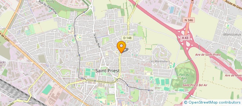 localisation de l'entreprise MONSIEUR YACINE LAZREQ  SAINT-PRIEST