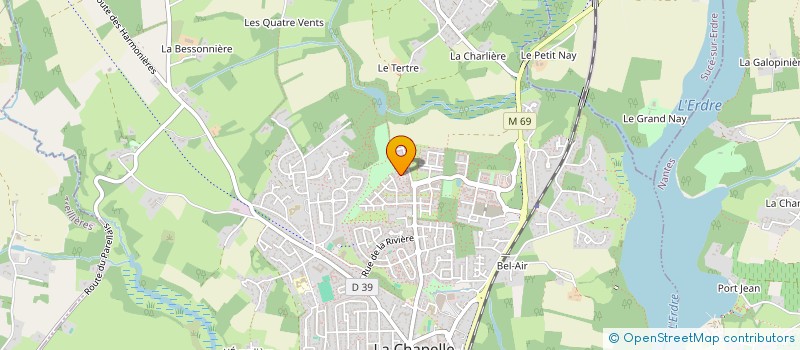 localisation de l'entreprise MONSIEUR YACINE LYAMANI  LA CHAPELLE-SUR-ERDRE