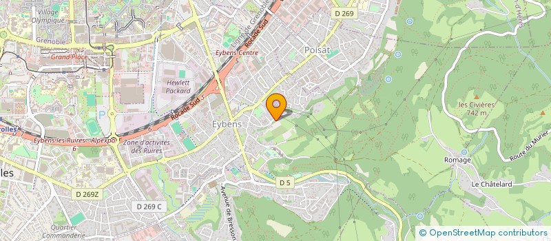 localisation de l'entreprise MONSIEUR YACINE MADDAHI  EYBENS