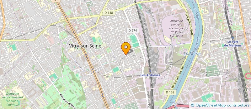 localisation de l'entreprise MONSIEUR YACINE MAKAOUI  VITRY-SUR-SEINE