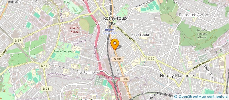 localisation de l'entreprise MONSIEUR YACINE MALKI  AULNAY-SOUS-BOIS