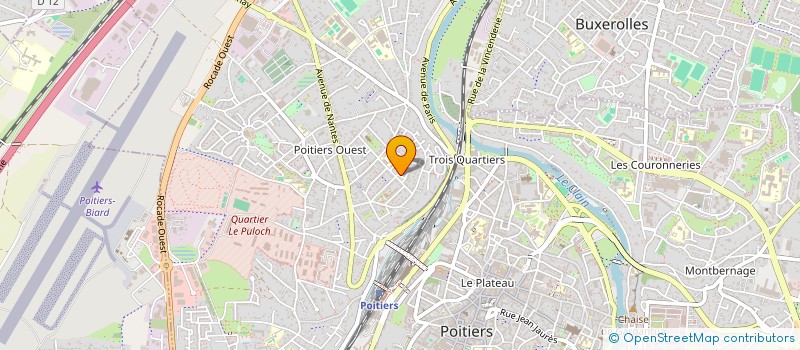 localisation de l'entreprise MONSIEUR YACINE MANADI  POITIERS